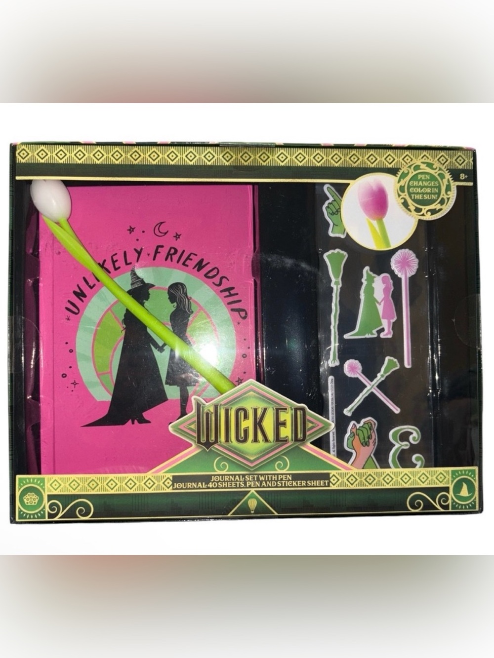 Wicked Journal Set with Pen and Stickers